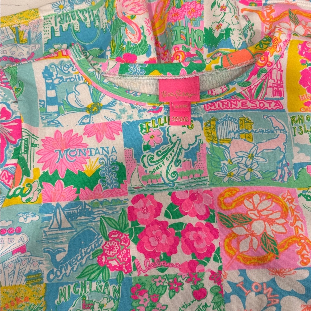 Lilly Pulitzer Girls Dress Size XL 12-14 - Picture 4 of 4